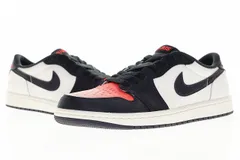 ナイキ NIKE × PSG AIR JORDAN 1 RETRO LOW OG SAIL OFF NOIR 26.5cm HF8828-100 AJ1 パリ サンジェルマン エア ジョーダン ロー セイル オフ ノワール ▲■250416のサムネイル