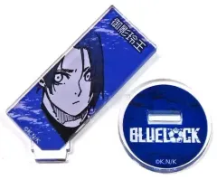 【中古】アクリルスタンド・アクリルパネル 御影玲王 「ブルーロック×PRINCESS CAFE ミニアクリルスタンド」