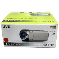 ③ JVC　GZ-E117　BDライター付き JVC GZ-E117-R エブリオ ビデオカメラ CU-BD5-R 付 k2341 : りん
