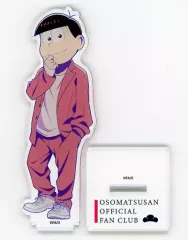 【中古】アクリルスタンド・アクリルパネル おそ松 アクリルスタンド ファンクラブver. 「おそ松さん」