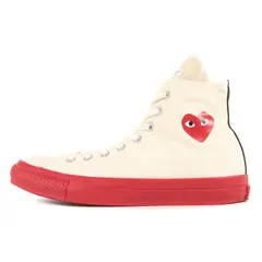 COMME des GARCONS コムデギャルソン サイズ:28.0cm 2022年製 CONVERSE コンバース オールスター キャンバス ハイカット スニーカー AZ-K121 ALL STAR PLAY ホワイト US9.5 コラボ【メンズ】