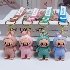 【ラブブ Labubu】ラバー ストラップ キーホルダー