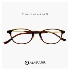【新品】 日本製 鯖江 レディース メガネ アミパリ at-8943 84 AMIPARIS 眼鏡 レンズ 幅 小さい 小さめ サイズ 小振り フレーム おすすめ 可愛い かわいい おしゃれ ウェリントン 型 βチタン MADE IN JAPAN