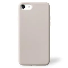 MINTY iPhoneSE 第3世代 第2世代 ケース iPhone8 iPhone7 ケース 全4機種対応 シリコン 耐衝撃 指紋防止 グレージュ 1