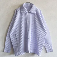 HOMME PLISSE ISSEY MIYAKE ジッププリーツブルゾン 水色 HOMME