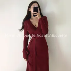 ナイトドレス キャバドレス レッド 赤 ワンピース 長袖 着痩せ ワンサイズ オシャレ おしゃれ 上品 お呼ばれ フォーマル ミディアムスカート レディース エレガント 大人かわいい 結婚式 デート ロング