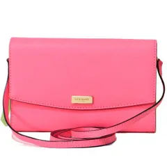 ケイトスペード バッグ katespade コーティングレザー ローレル ウェイ フォン ミニ 2WAY ショルダー クラッチ バッグ ピンク 2667