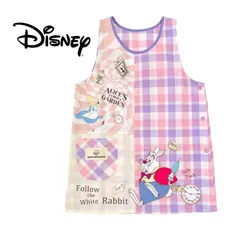 Disney 不思議の国のアリス うさぎエプロン (ピンク) アップリケ 刺繍 プリント 22303001 おしゃれ 保育士