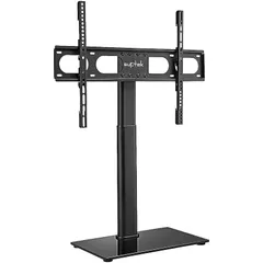 suptek テレビスタンド 壁寄せ tvスタンド テレビ台 ロータイプ tv stand 26~65インチ対応 VESA100x100mmから400x600mmまで 8段階高さ調節 耐荷重30KG 左右25度首振り 卓上用 省スペース TS004 0