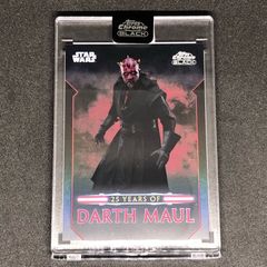 Maul / ダース・モール 2024 Topps Chrome Black Star Wars 25 Years of Darth Maul #DM-5
