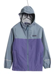 【お得なクーポン配布中!】 パタゴニア トレントシェル 3L レイン ジャケット キッズ M 23年製 マウンテンパーカー ナイロン パーカー ジャンパー ツートン 子供 防水