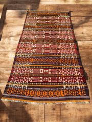 トライバルラグ★大型キリム★301×125cm アフガニスタン産 キリム ハンドメイド 手織り 天然 ヴィンテージ カーペット