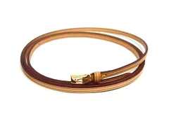 ■新品同様■ LOUIS VUITTON ルイヴィトン レザー ウエストポーチ用 ショルダーストラップ ベージュ系 FS2578