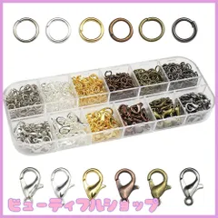【特価】カニカン 丸カン 6色 アクセサリーパーツ 留め具 DIY 手芸 基礎パーツ 手芸用品 アクセサリーパーツ ハンドメイド 手作りアクセサリー メガネチェーン/ネックレス/ブレスレット/アンクレット 手作り素材 ジュエリー修復 1点セット 収納ケース付き
