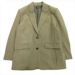 21aw メゾンスペシャル MAISON SPECIAL オーバーサイズ テーラード ジャケット Over Size Jacket ブレザー 無地 36 茶 ブラウン レディースのサムネイル