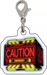 [중고] 열쇠 고리 CAUTION [파칭코 신 에반게리온 아크릴 매력 컬렉션 보류]