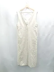 ◇ Θ ADAM ET ROPE アダムエロペ ロング ワンピース サイズF アイボリー系 レディース E  【1503060021514】