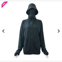 ワークマン クールUV サンシェードパーカー EX Lゆったり ブラック新品