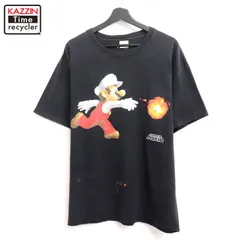 00s スーパーマリオ SUPER MARIO DELTA ニンテンドー Nintendo 半袖Ｔシャツ メンズ Lサイズ相当