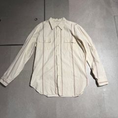 USED イタリア軍 プリズナーシャツ アイボリー系 size:2【表参道A07】