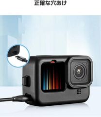 新品）Gopro12/11/10/9シリコン素材レンズカバーストラップ付[