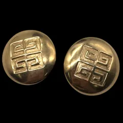 希少 GIVENCHY ジバンシー 4G ロゴ イヤリング ゴールド ヴィンテージ ジュエリー