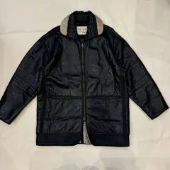 90s　vazile sports　カーコート　レザー　ジャケット　ラム　刺繍　ストリート　Y2K　【J-17】