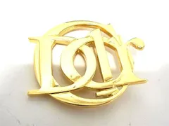 ■極美品■ ChristianDior クリスチャンディオール ピンブローチ ピンバッチ アクセサリー レディース ゴールド系 AT5807