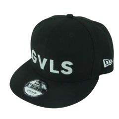 ガヴィル GAVIAL 25SS NEW ERA 9FIFTY GVLS FLAT VISOR CAP スナップバック キャップ 帽子 ブラック系 MEDIUM/LARGE【中古】