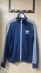 アディダス オリジナルス ネイビー ホワイト ヨーロッパ レディース トラックジャージ 100