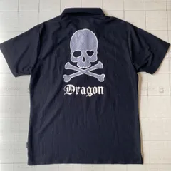 Dance With Dragon ハーフジップ ゴルフウェア ドクロ 迷彩 黒 Dance With Dragon ハーフジップ ゴルフウェア ドクロ 迷彩 黒