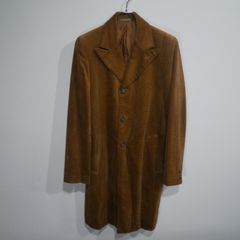 junmen designed velours long coat