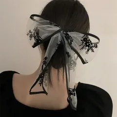 レースヘアバンド スカーフ リボン 韓国 ヘアアクセサリー ネックスカーフ バッグスカーフ 髪飾り 髪留め 可愛い 柄スカーフ トレンド おしゃれ