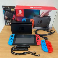 Nintendo Switch ジャンク箱付きフルセット □任天堂スイッチ Switch HAC-S-KABAA（JPN）ジャンク品 A25