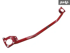 【曲がり無し！】AUTOEXE オートエクゼ LY3P マツダ MPV フロント タワーバー ストラットバー MLY400B 補強 剛性UP 赤 スチール 即納 棚F-3