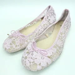 ◇ ⊂ H&M エイチアンドエム レース フラットシューズ サイズ37 ピンク レディース E  【1502030024982】のサムネイル