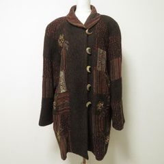 FUGA FUGA フーガフーガ パッチワーク ハイネック ロング コート 美品
