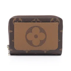 ルイ・ヴィトン LOUIS VUITTON 二つ折り財布 ポルトフォイユ ルー モノグラムリバース M81461 PVCコーティングキャンバス レザー ポルトフォイユ・ルー レディース Used A