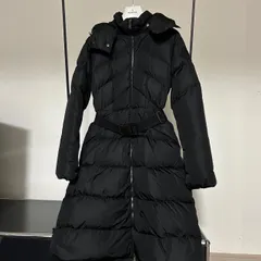 モンクレール★AGOT★ロングダウンジャケット★ブラック★ベルト付き
