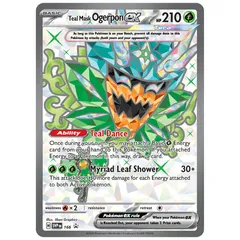 ポケカ　オーガポン みどりのめんex　Teal Mask Ogerpon ex　英語版　海外版　SVP166　海外限定イラスト