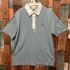 LACOSTE ラコステ　ポロシャツ　メンズ　サイズ:M〜L ボーダー