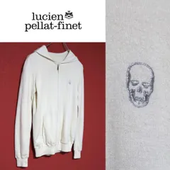 lucien pellat-finet カシミヤ混 シルバー刺繍 ジップパーカーのサムネイル