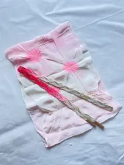 帯揚げ 帯締め セット ピンク白礼装用 冠婚葬祭 女性 婦人 レディース 和装小物 和装 着物 留袖 訪問着 振袖　kimono #きもの猫田 N0087