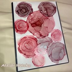 アルコールインクアート　原画　A4