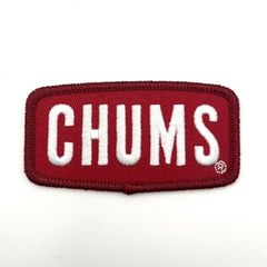 ◇647【新品】★1枚★ CHUMS チャムス ワッペンロゴS Sサイズ Wappen Logo S CH62-1471 オリジナル 手芸 アイロン接着 赤 カスタマイズ プレゼント