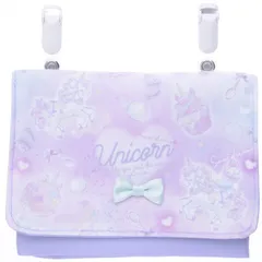 新品 [アウローラ] 移動ポケット 女の子 クリップ ポケットバッグ ポーチ 取り付けポケット 付けポケット 子供 児童 ポケットポーチ クリップポーチ 女児 女子 小学生 小学校 ティッシュケース ティッシュ入れ 幼稚園 園児 (スイーツユニコーン)