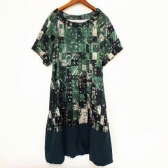専用です 422とまとめです 大島絣着物リメイクロングワンピース 419