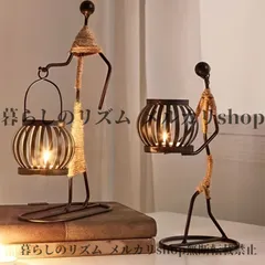 キャンドルフォルダー オブジェ 置物 女性キャラクターのデザイン 金属製キャンドルホルダー クリスマスデコレーション クリスマスキャンドルホルダー ハロウィン ユニーク アート アート好き モダン 北欧  金属 インテリア小物