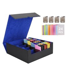 デッキケース トレカケース カードケース ストレージボックス 3000+ 仕切り カードストッパー付き「 遊戯王 MTG 各種 カードゲーム に使用可能 」 1