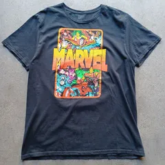 【US古着】MARVELマーベルヒーローズT-ShirtsBLK